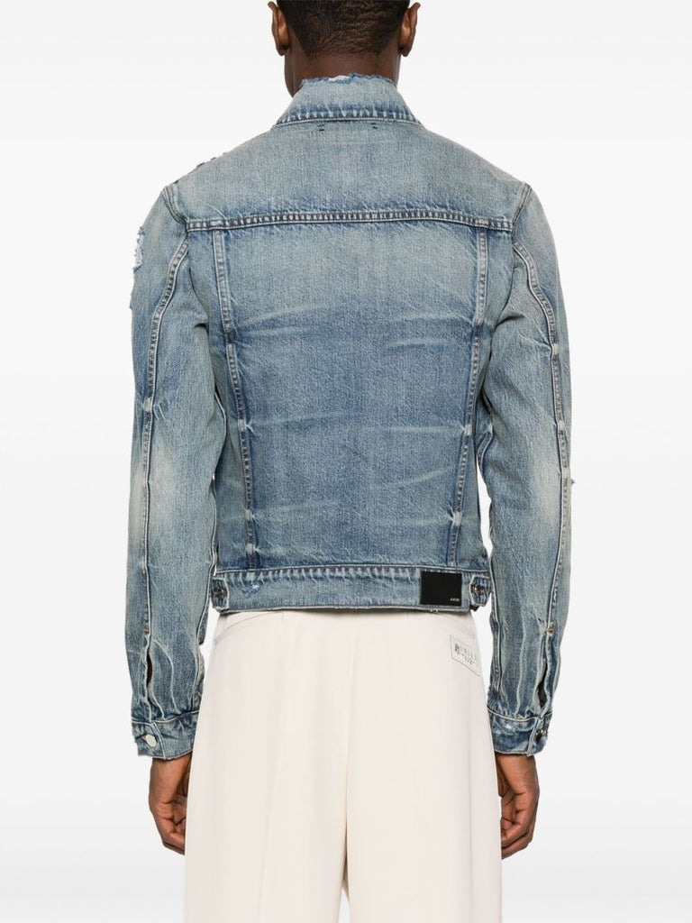 Blue Ma Distressed Denim Jacket