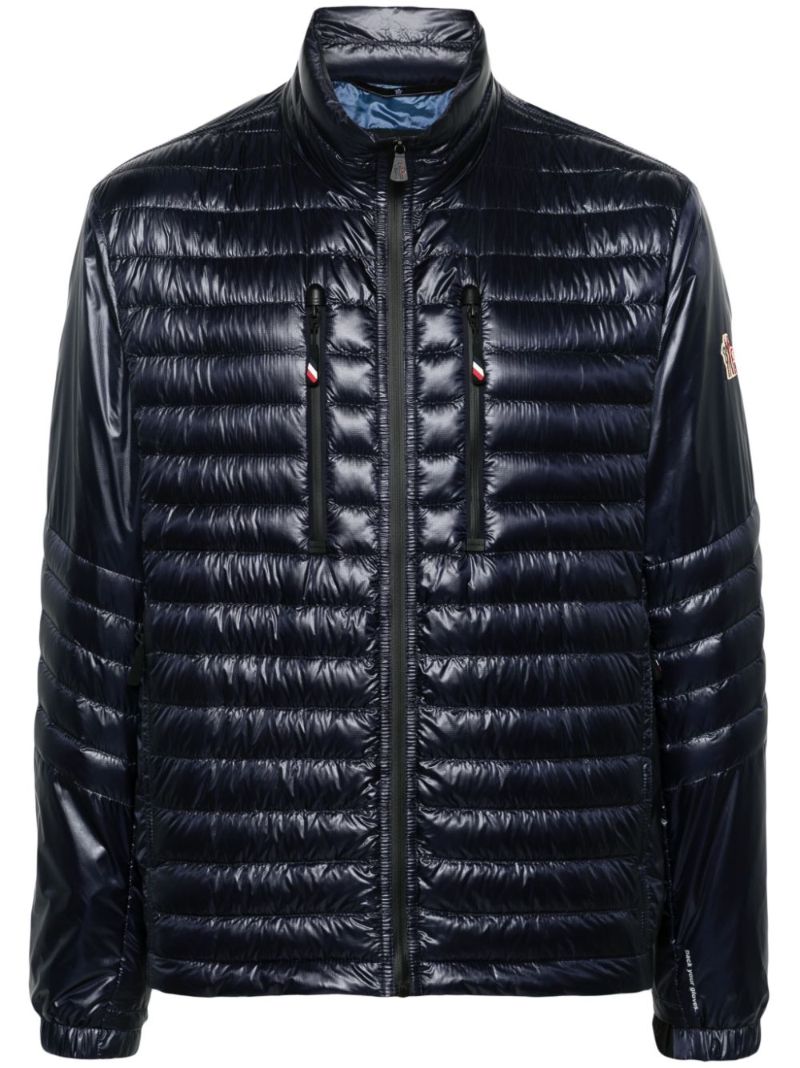 Blue High-shine Padded Jacket