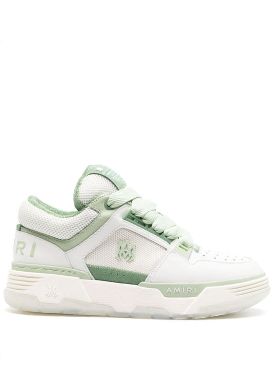 White Ma-1 Panelled Sneakers
