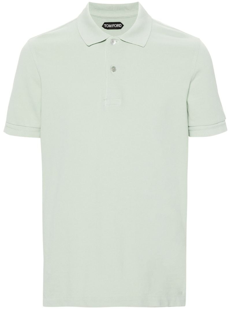 Green Cotton Polo Shirt