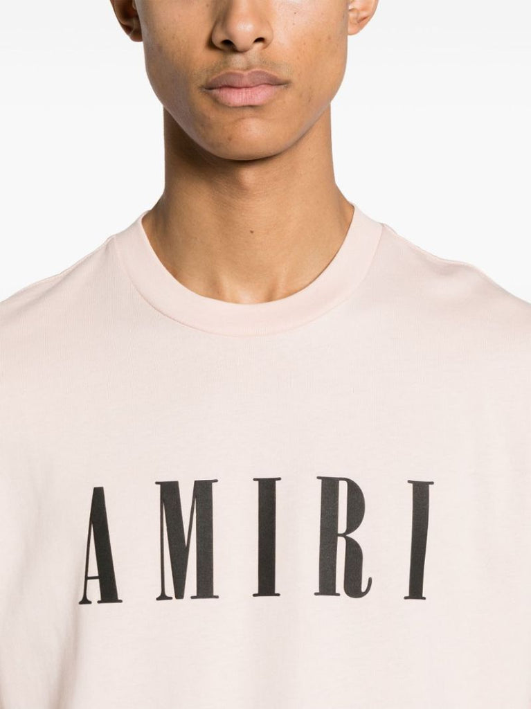 Pink Logo-print Cotton T-shirt