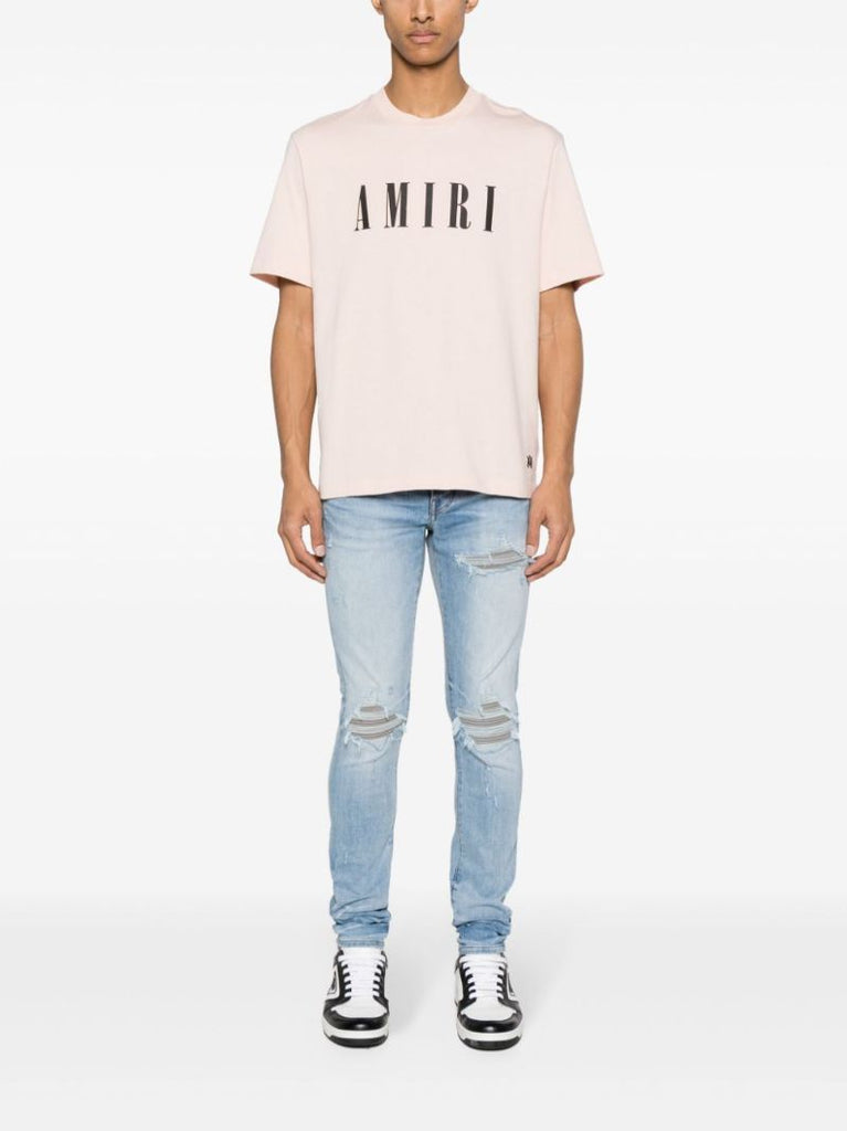 Pink Logo-print Cotton T-shirt