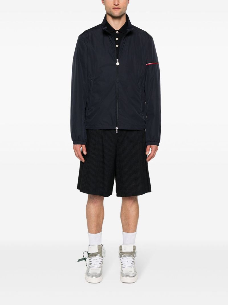 Blue Ruinette Water-repellent Windbreaker
