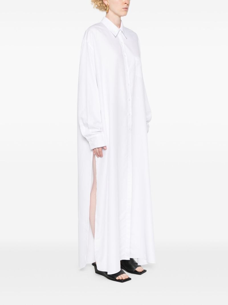 White Avery Maxi Shirt Dress