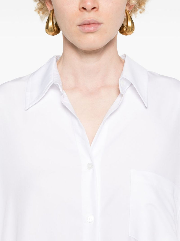 White Avery Maxi Shirt Dress