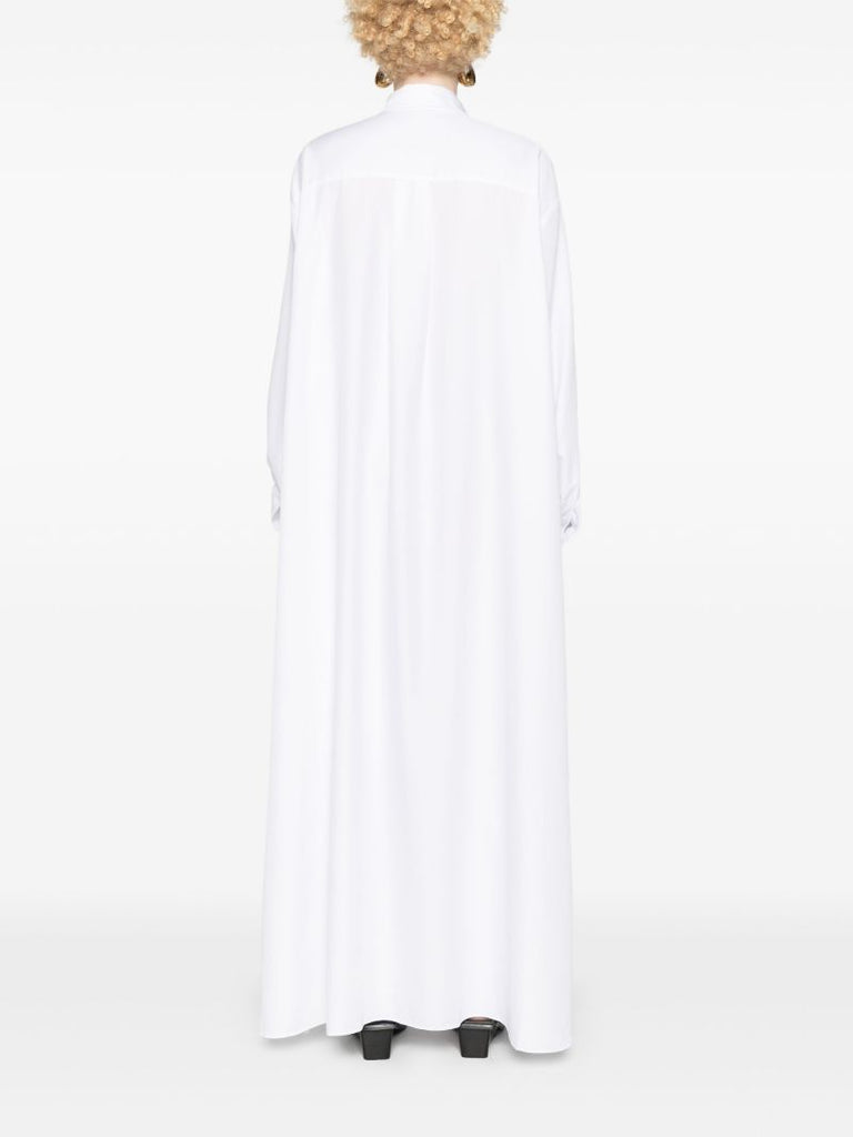 White Avery Maxi Shirt Dress
