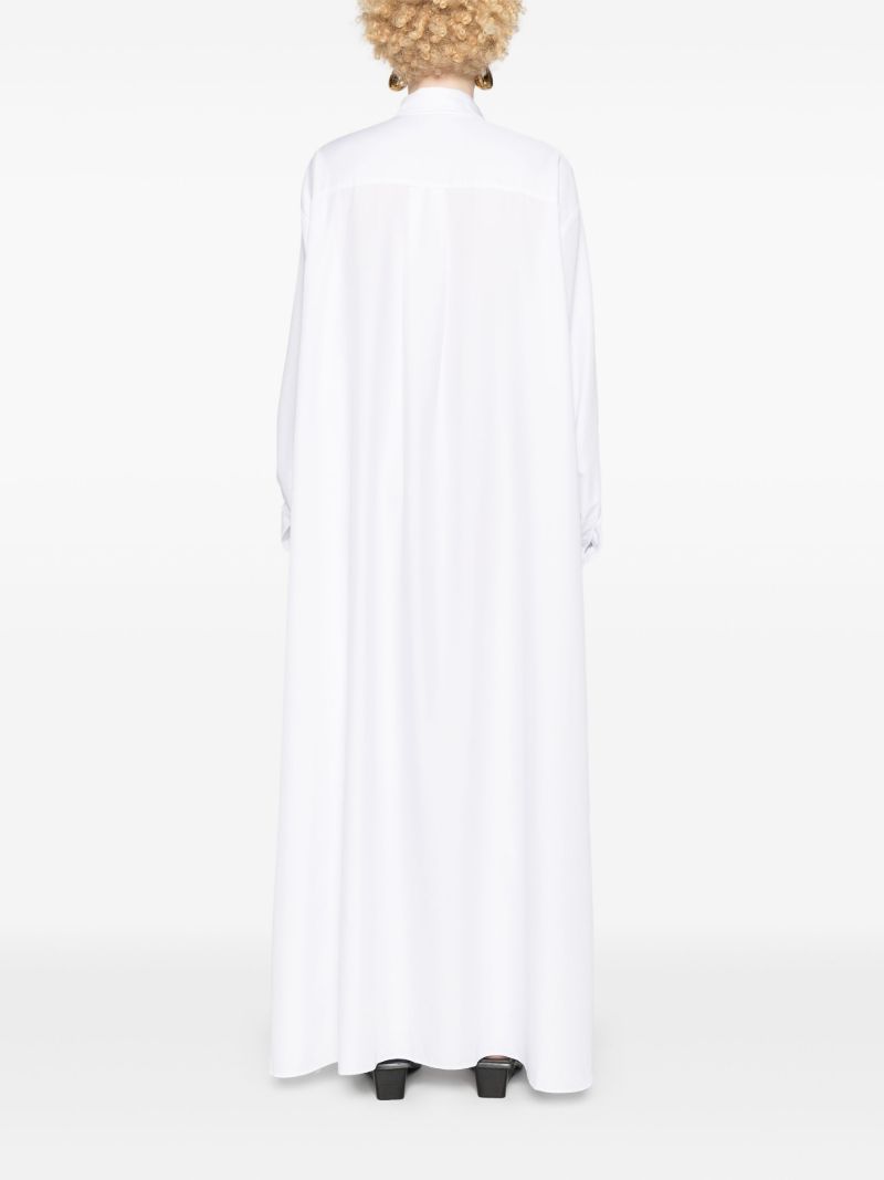 White Avery Maxi Shirt Dress