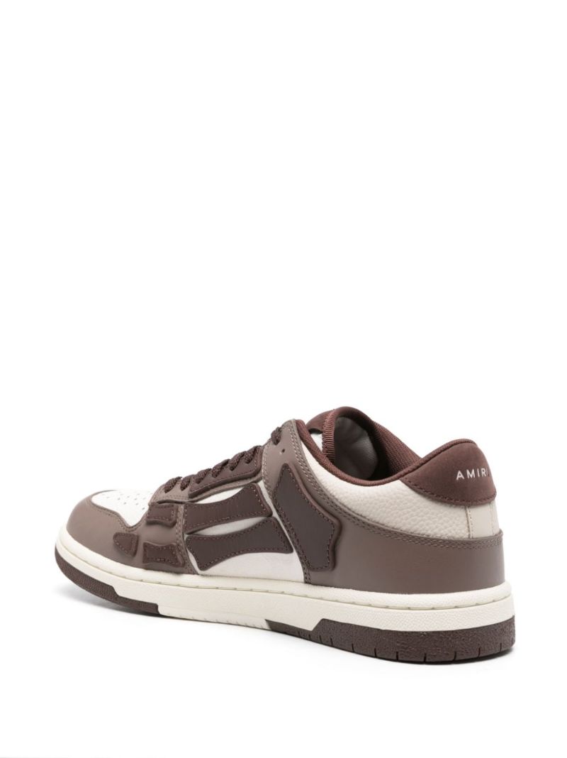 Brown Skel Top Panelled Sneakers