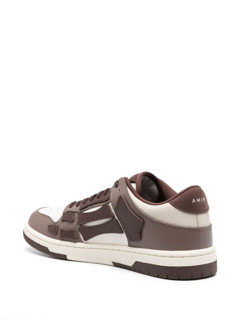 Brown Skel Top Panelled Sneakers