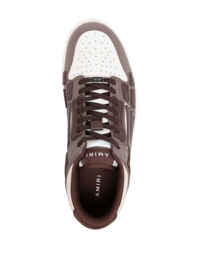 Brown Skel Top Panelled Sneakers