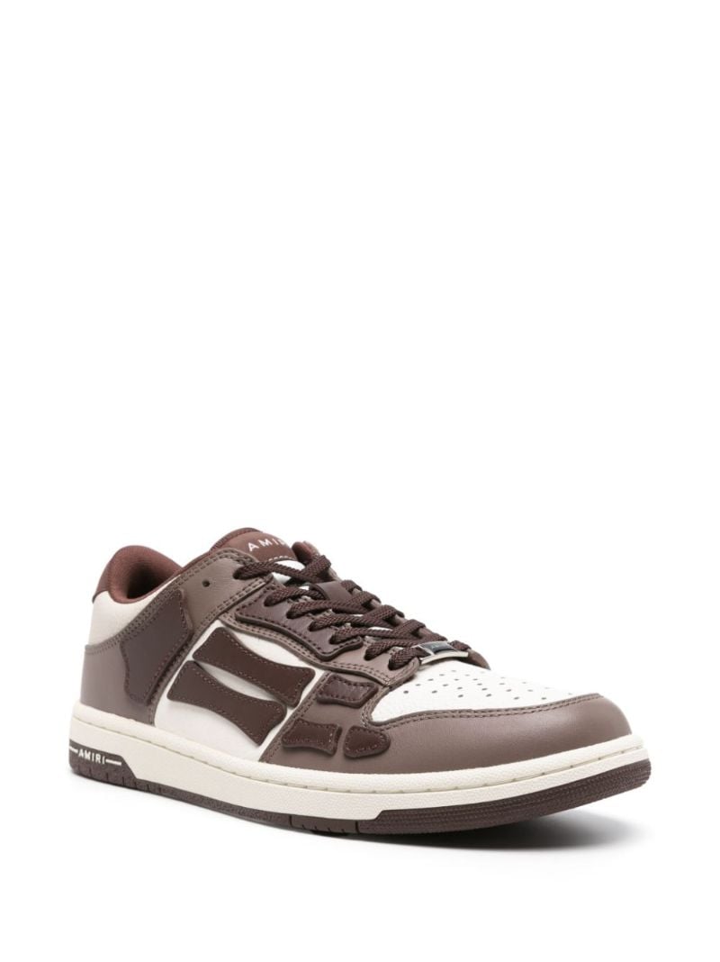 Brown Skel Top Panelled Sneakers