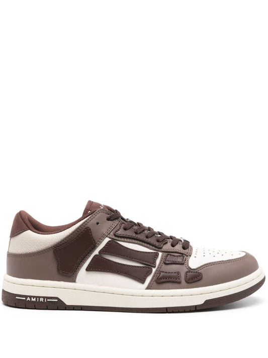 Brown Skel Top Panelled Sneakers