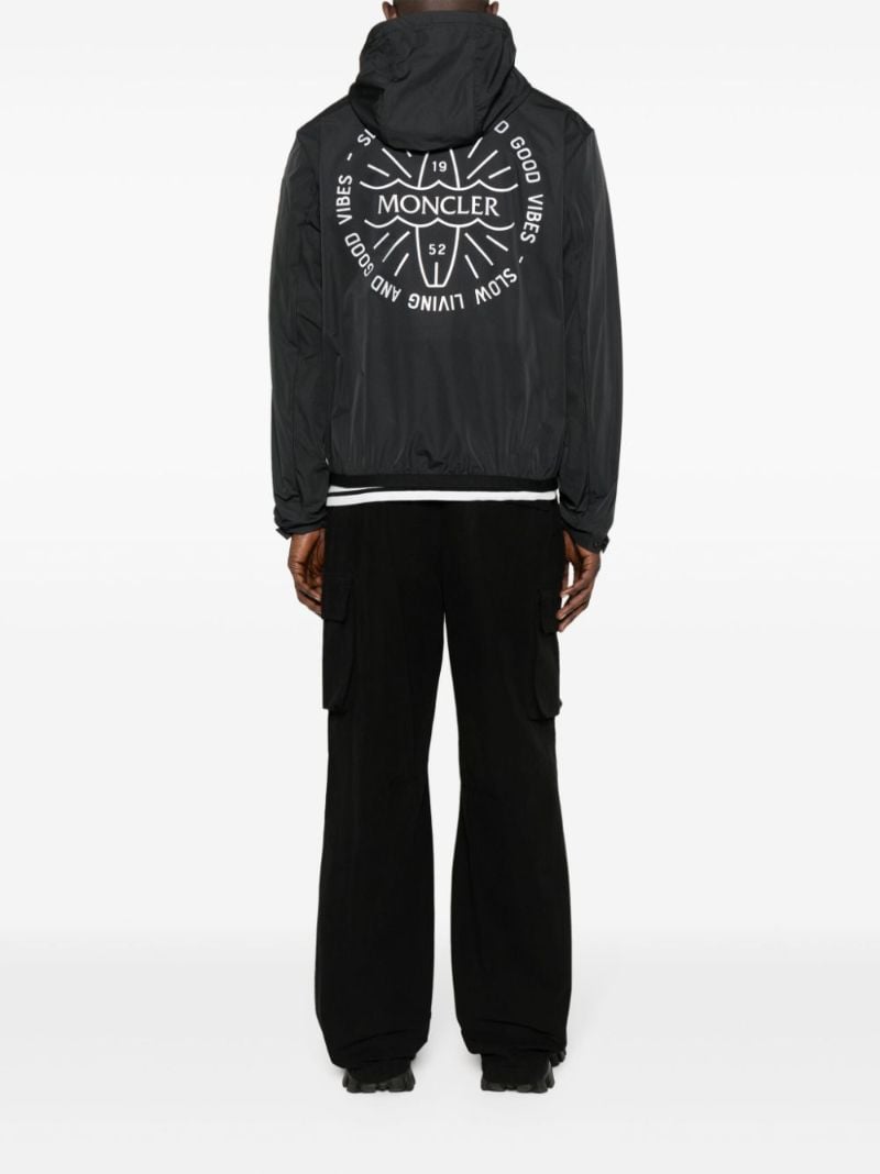 Black Clapier Hooded Jacket