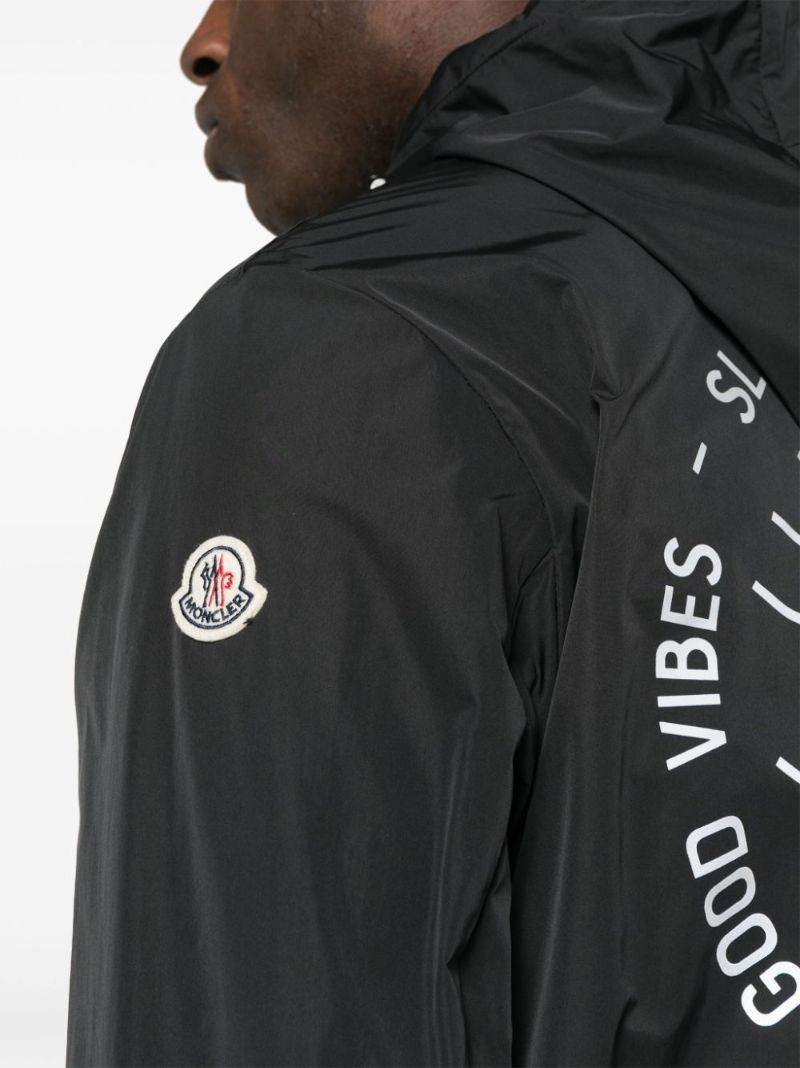 Black Clapier Hooded Jacket