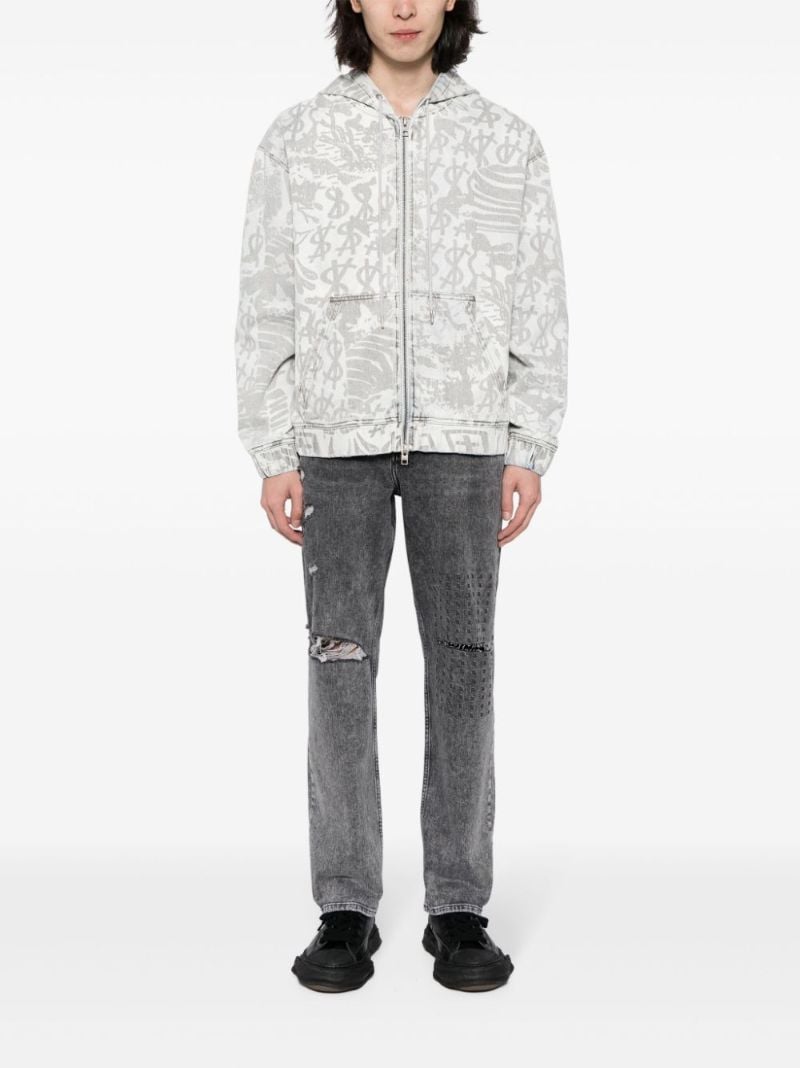 Kollage Zip-up Hoodie