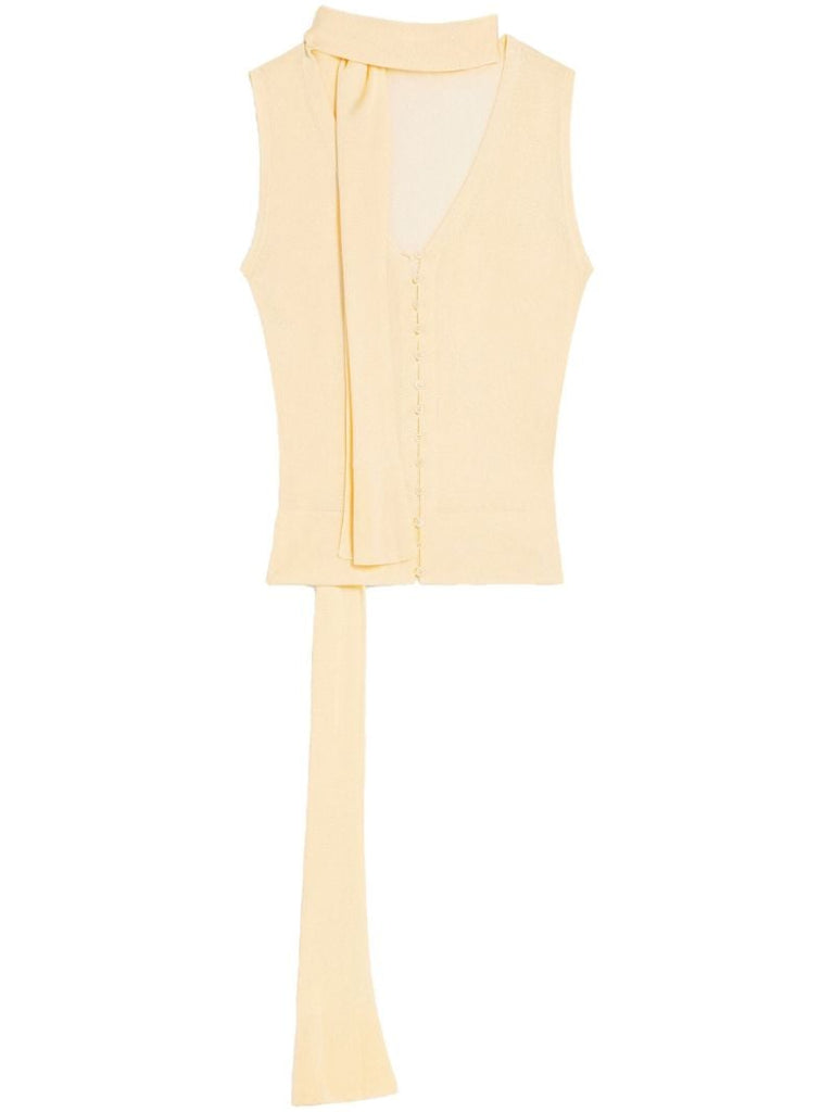 Yellow Le Haut Maestra Sleeveless Top