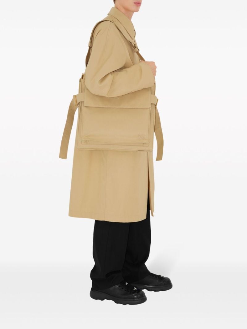 Neutral Trench Tote Bag