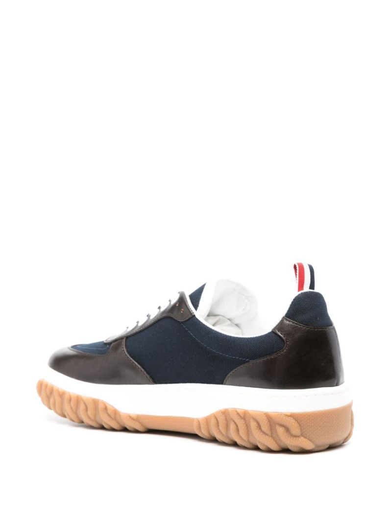 Blue Letterman Panelled Sneakers