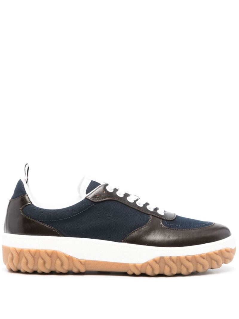 Blue Letterman Panelled Sneakers