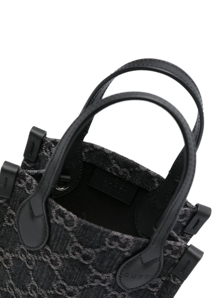 Black Ophidia Gg Tote Bag