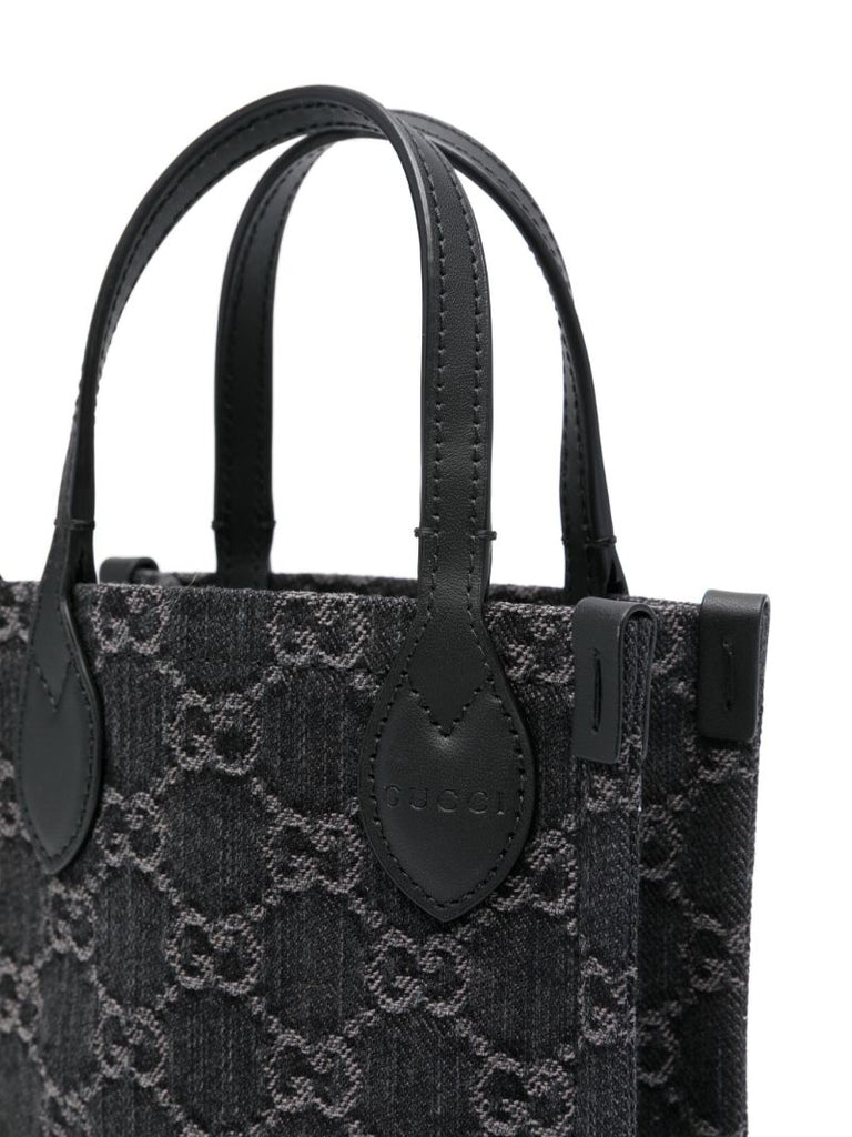 Black Ophidia Gg Tote Bag