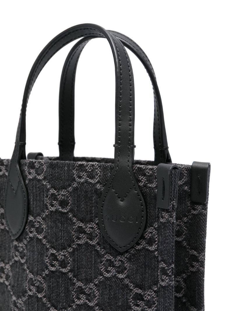 Black Ophidia Gg Tote Bag
