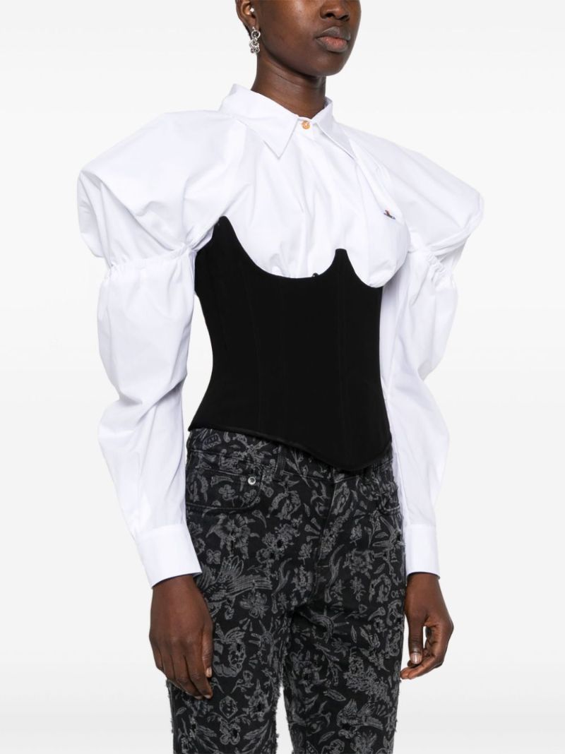 Black Bella Cupless Corset Top