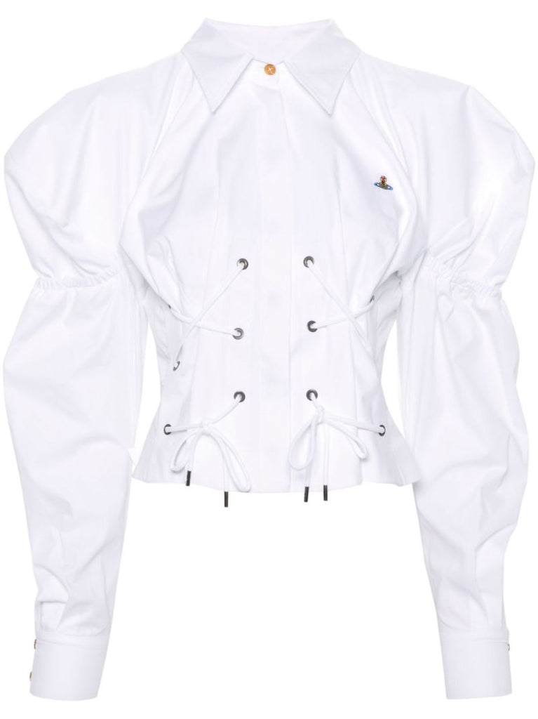 White Gexy Cotton Shirt