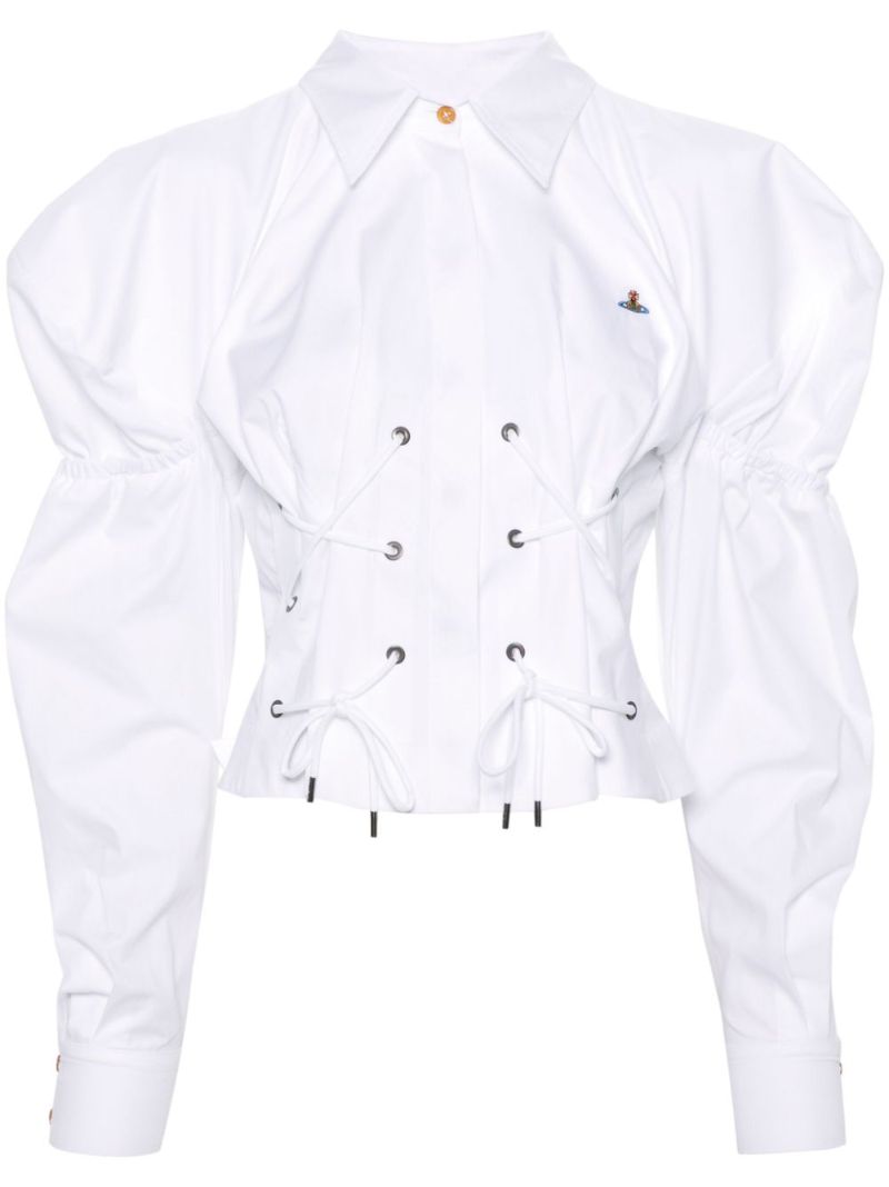 White Gexy Cotton Shirt