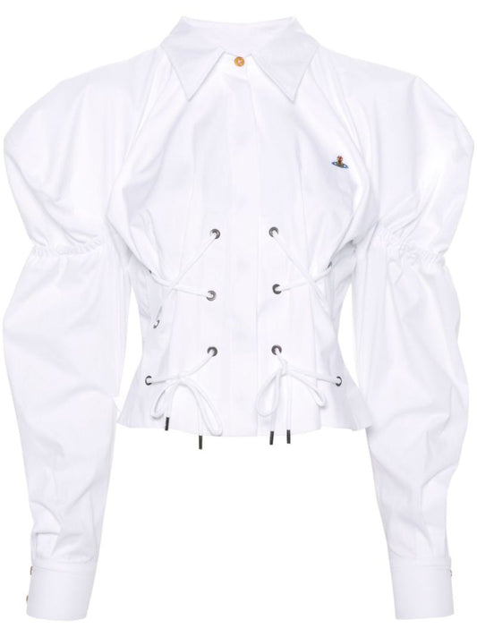 White Gexy Cotton Shirt