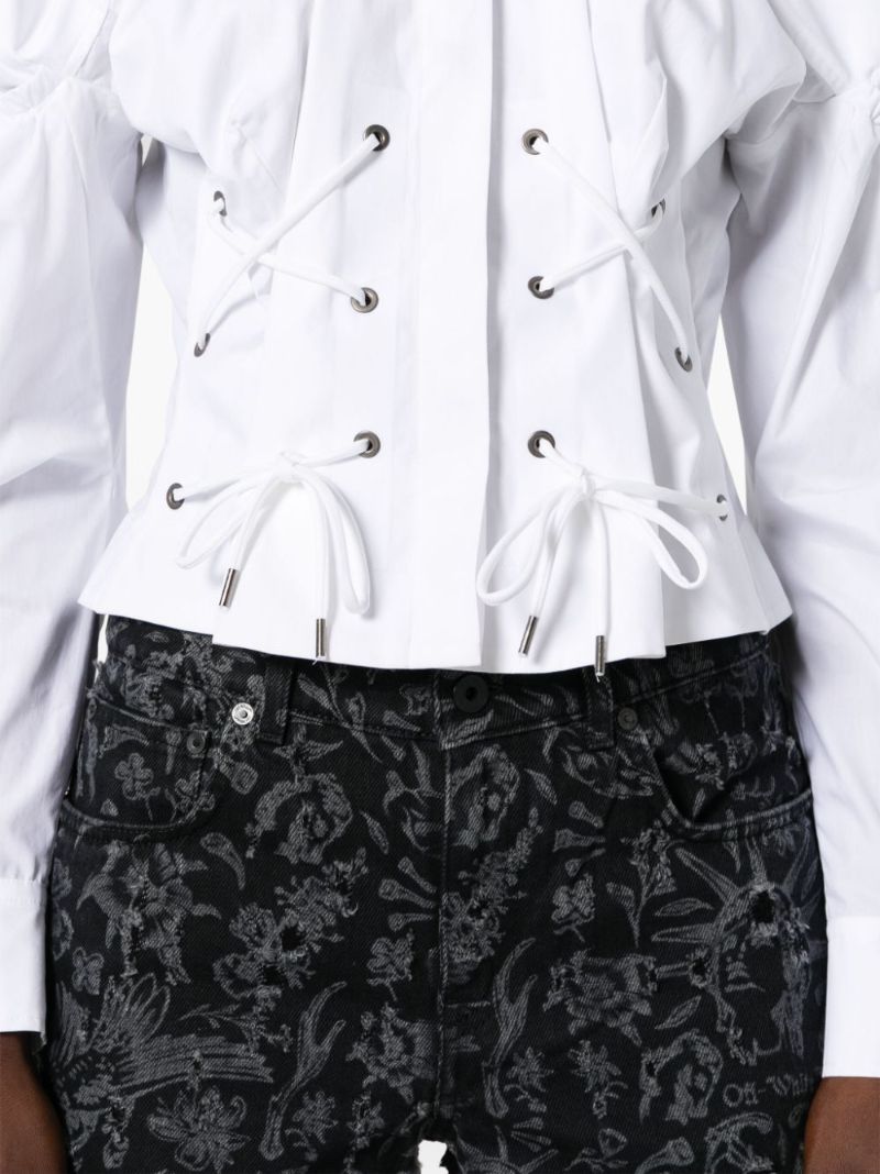 White Gexy Cotton Shirt