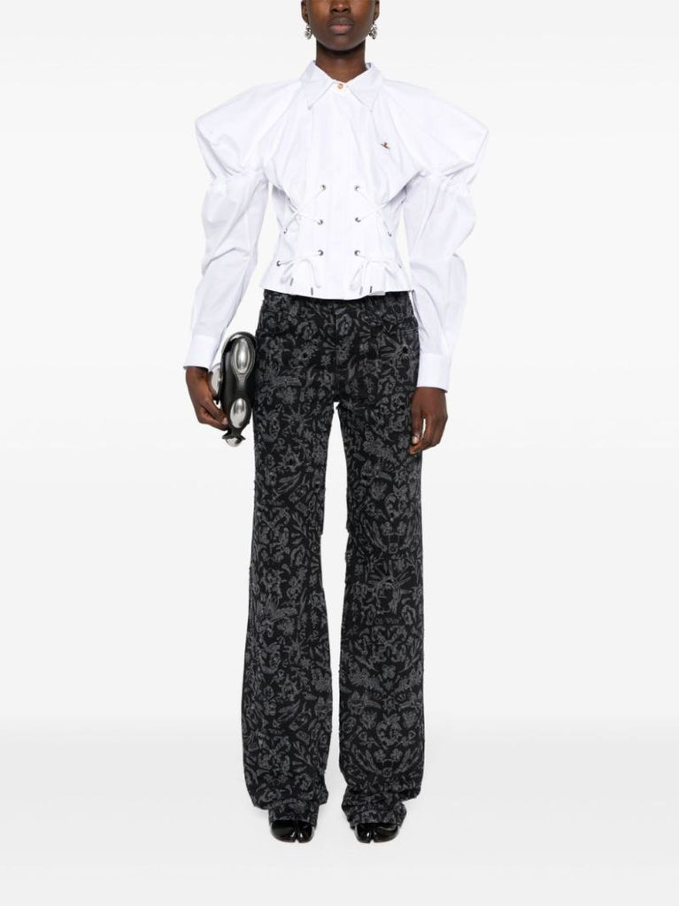 White Gexy Cotton Shirt