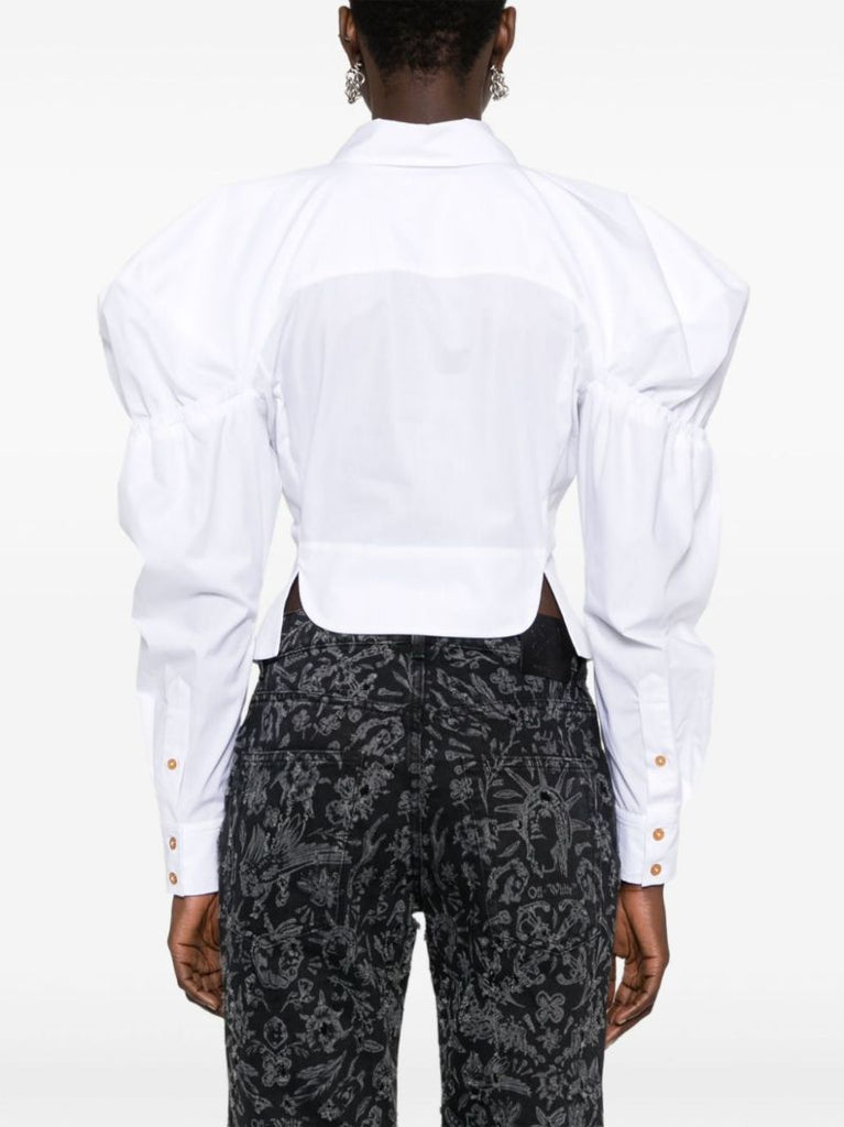 White Gexy Cotton Shirt