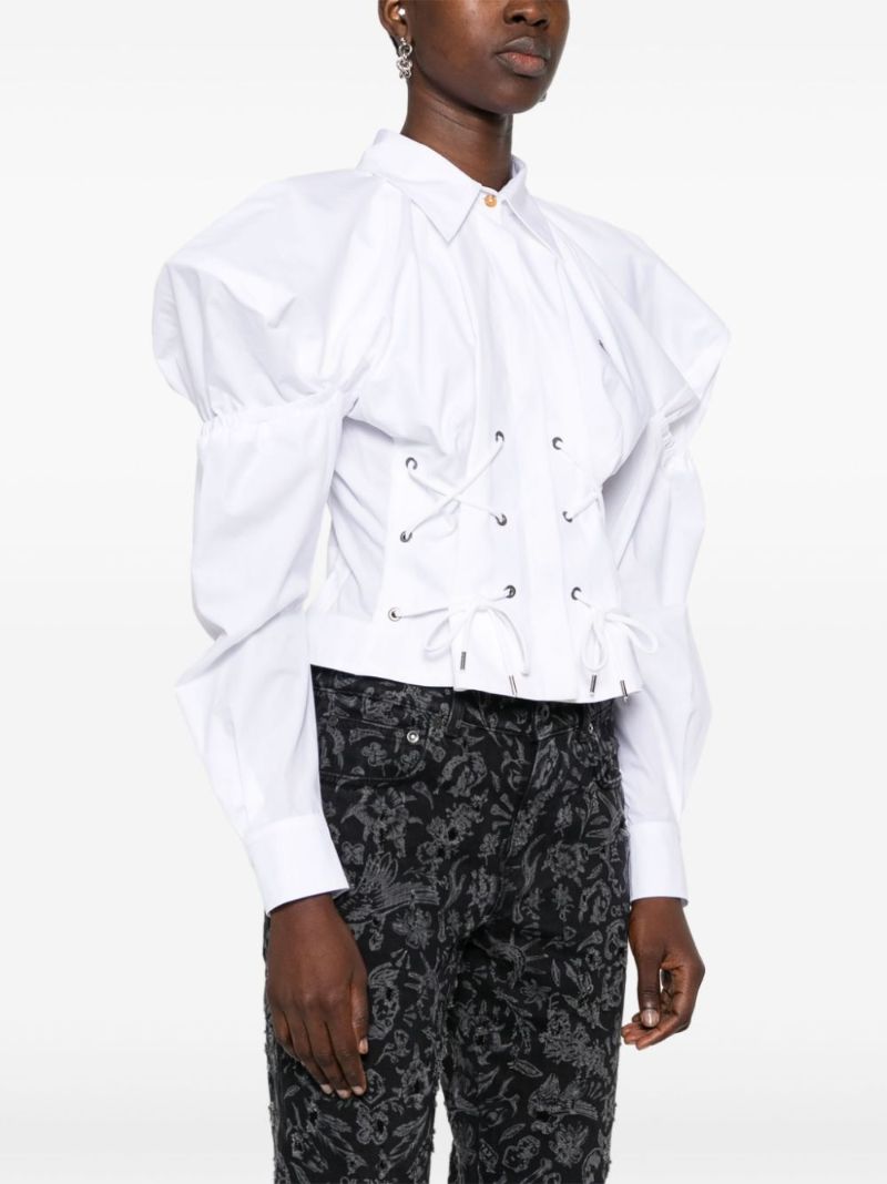 White Gexy Cotton Shirt