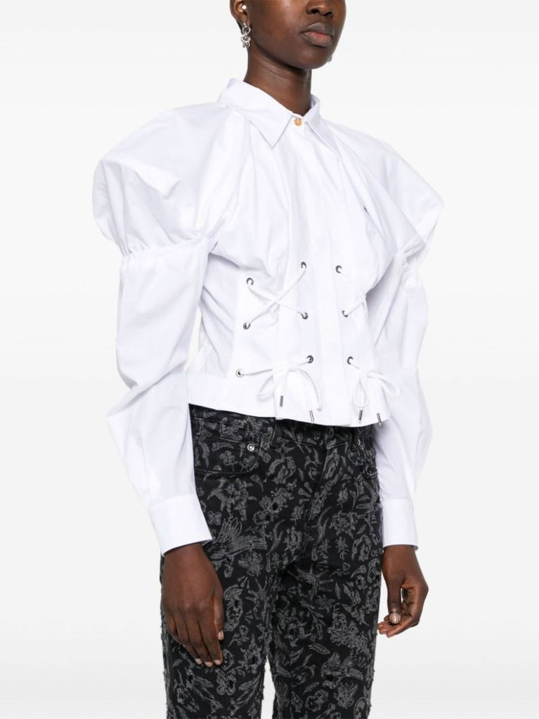 White Gexy Cotton Shirt