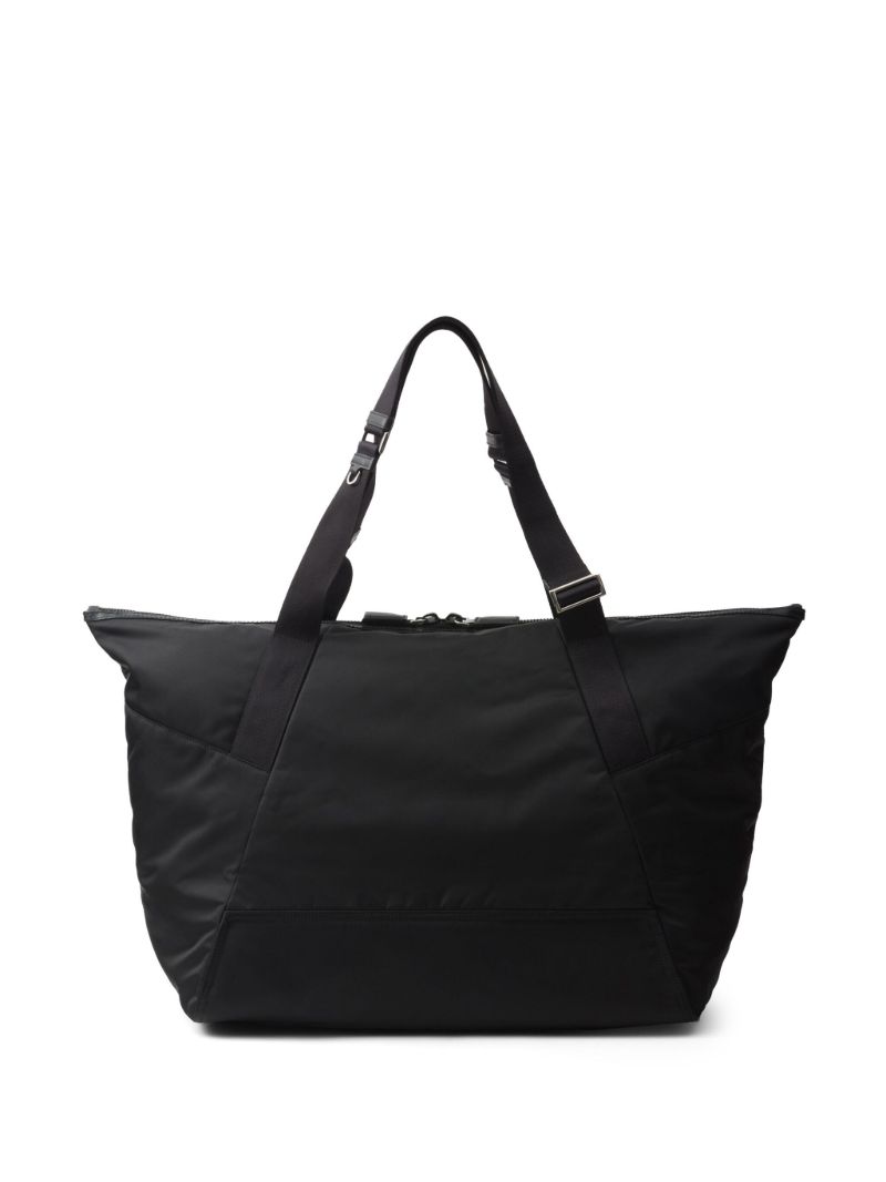 Black Re-nylon Travel Bag