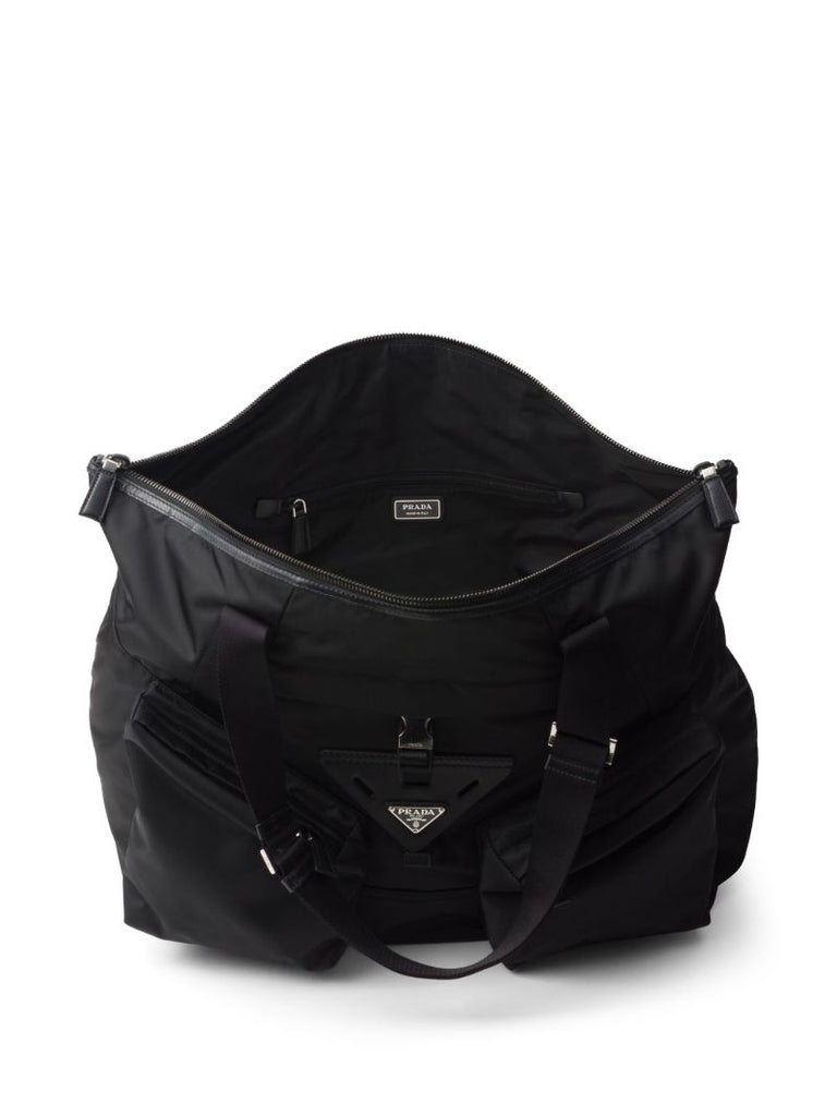 Black Re-nylon Travel Bag