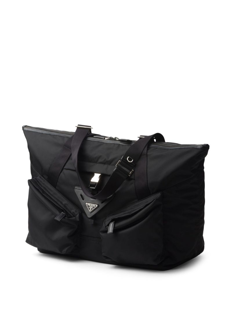 Black Re-nylon Travel Bag