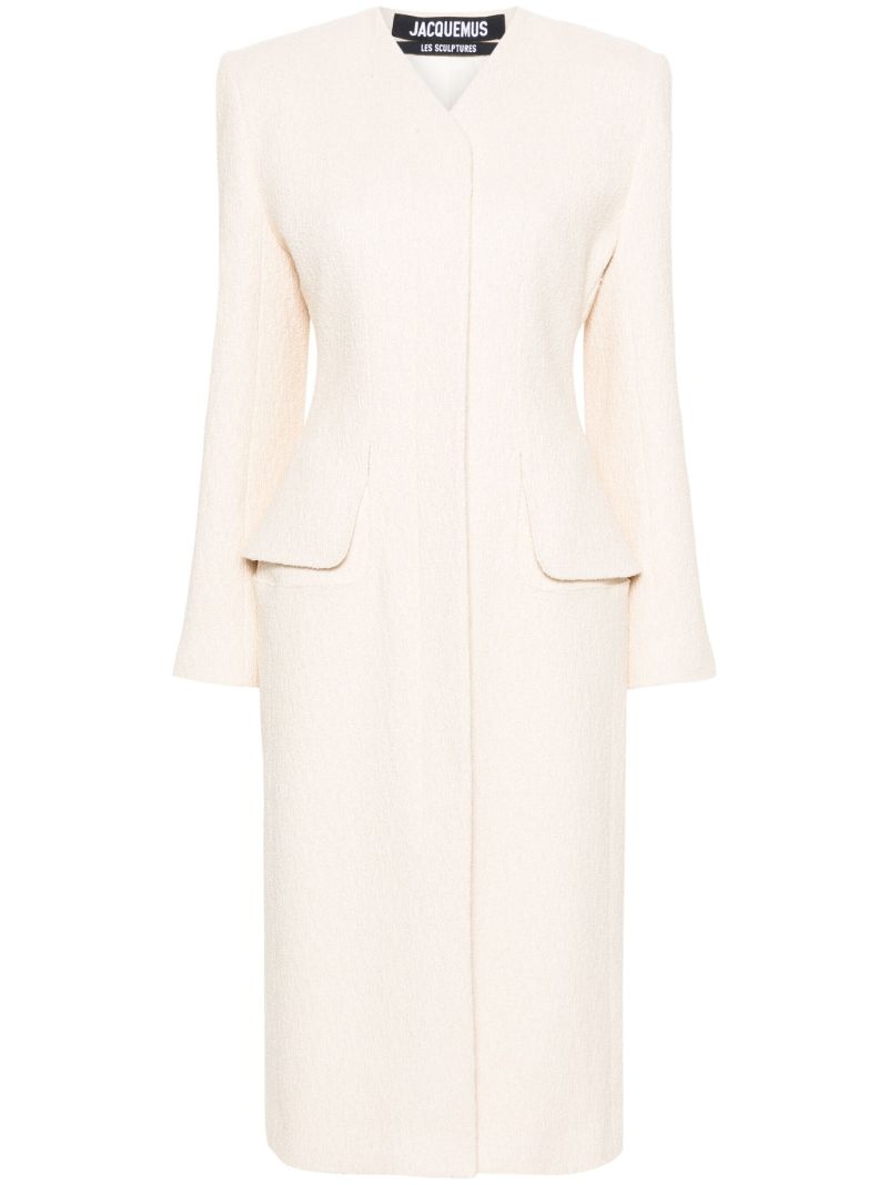 Neutral Le Manteau Cubo Coat