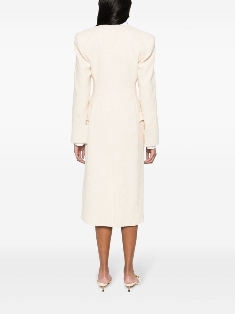 Neutral Le Manteau Cubo Coat