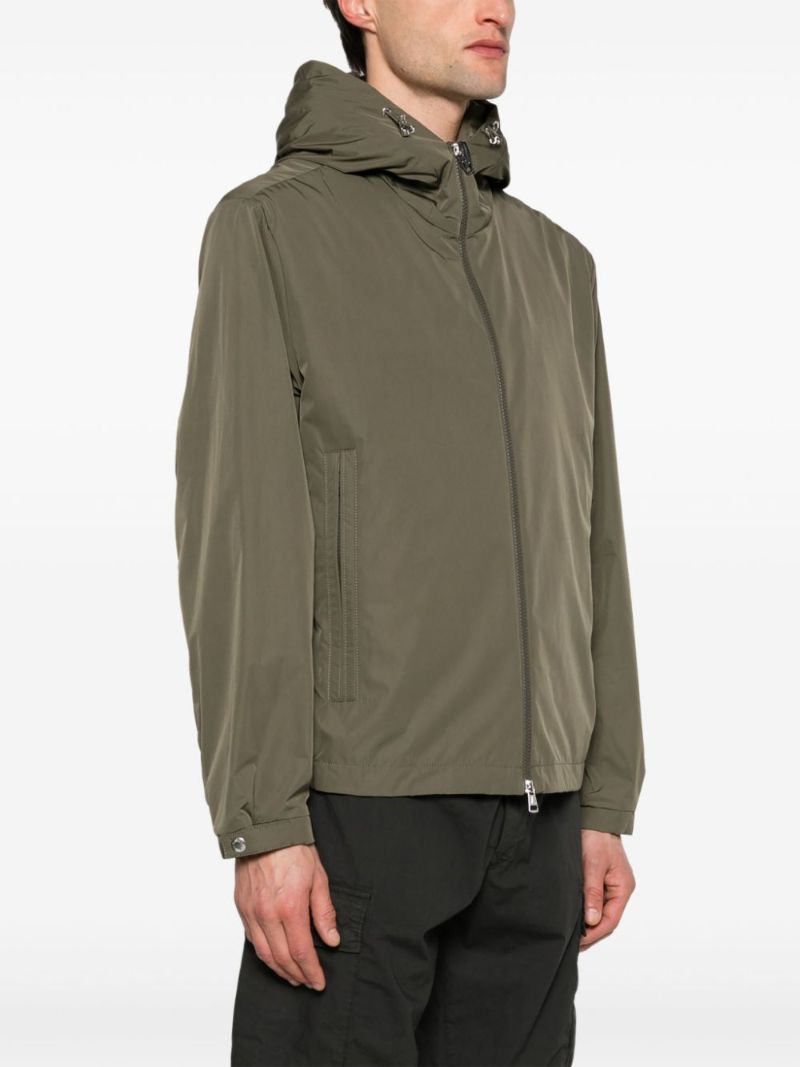 Green Traversier Hooded Windbreaker
