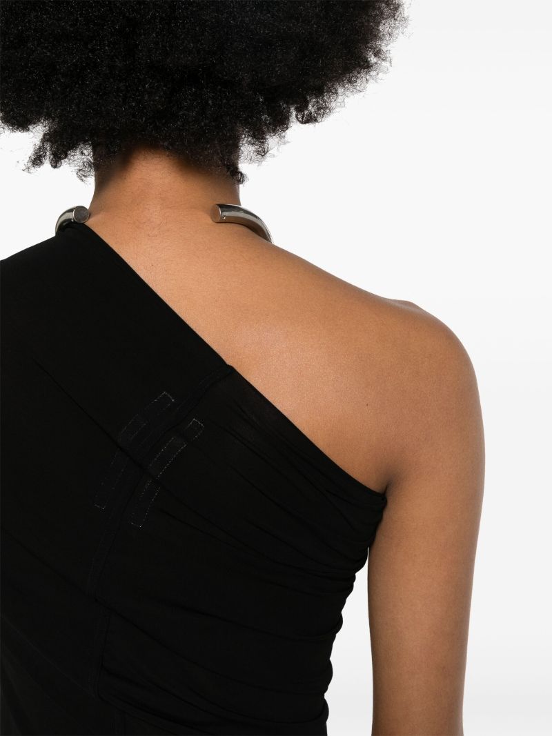 Black Athena One-shoulder Top