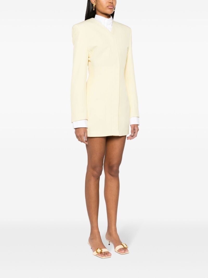 Yellow La Robe Cubo Mini Dress