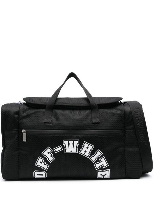 Black Logo-print Duffle Bag