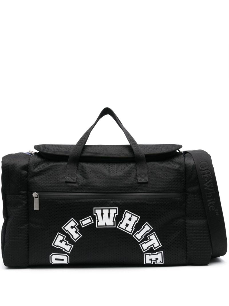 Black Logo-print Duffle Bag