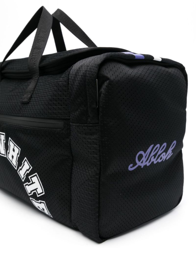 Black Logo-print Duffle Bag