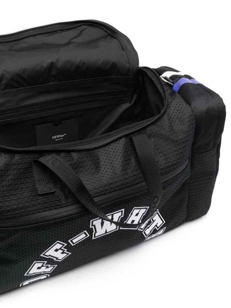 Black Logo-print Duffle Bag