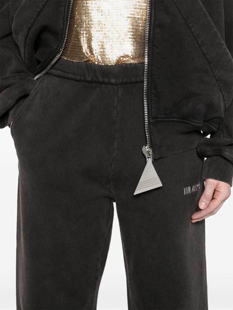 Black Penny Cotton Track Pants