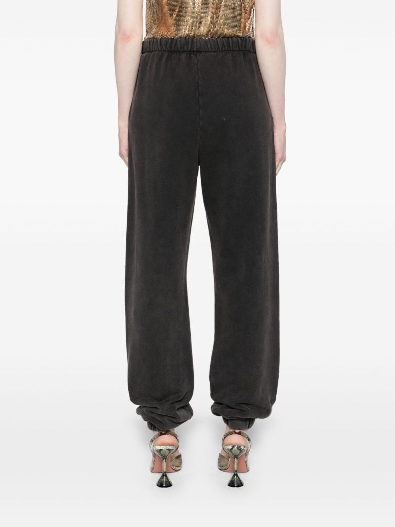 Black Penny Cotton Track Pants