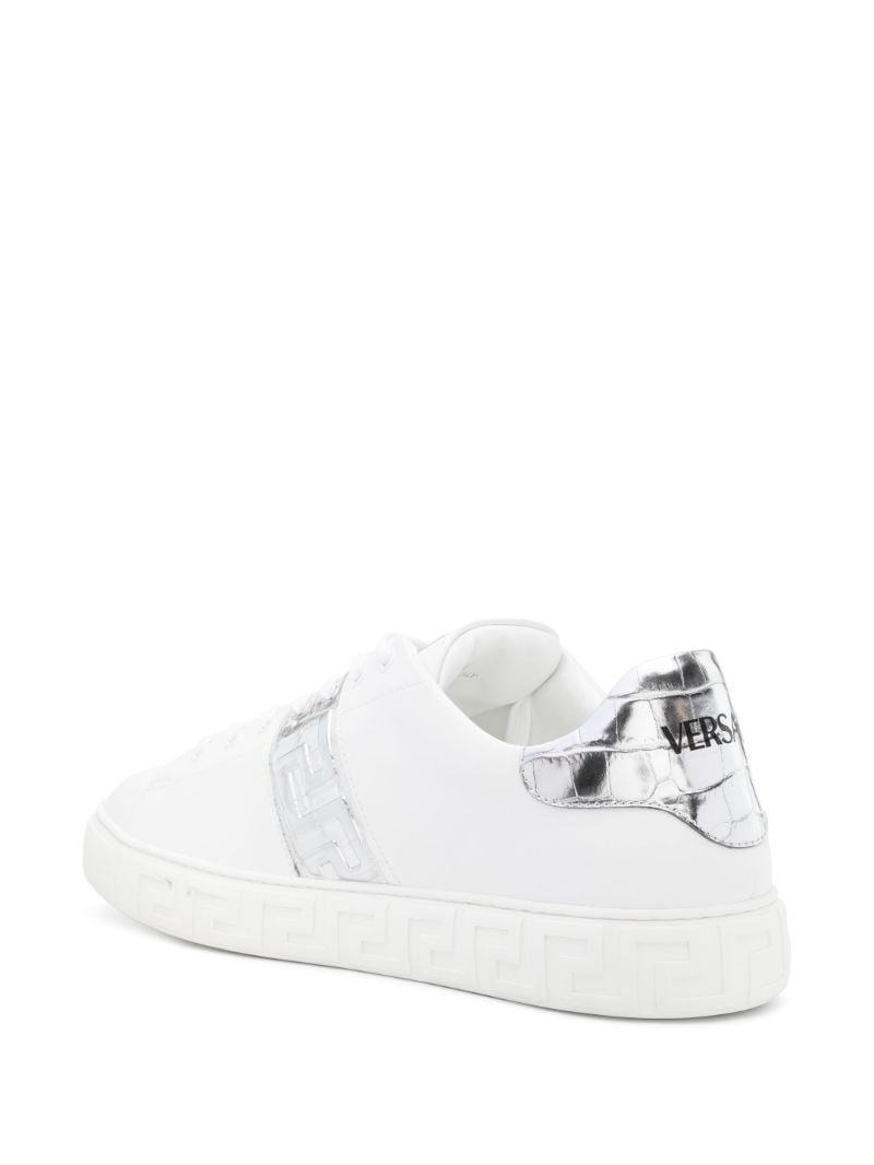 White Greca Leather Sneakers